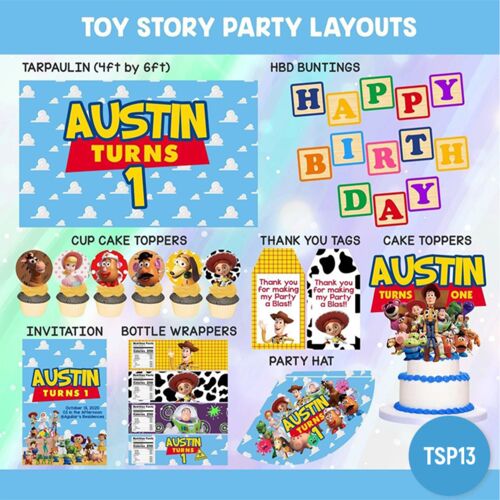 Toy Story Party Layouts Thumbnail
