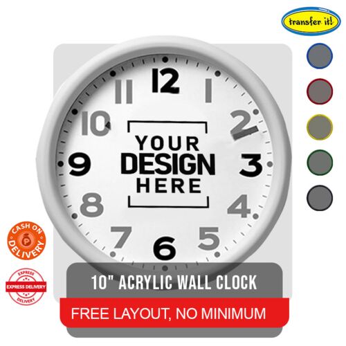 10" Acrylic Wall Clock Thumbnail