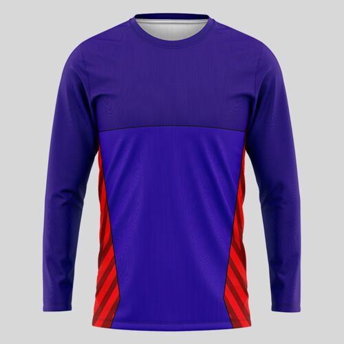 Violet Esport Pattern Full Print Long Sleeve Shirt Thumbnail