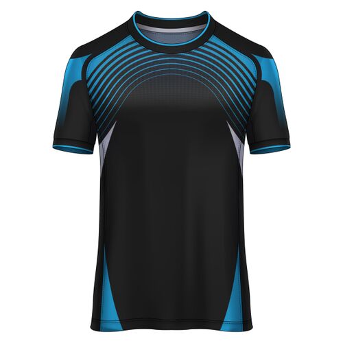 Stripe Lines Design Esport Full Print Roundneck Shirt Thumbnail