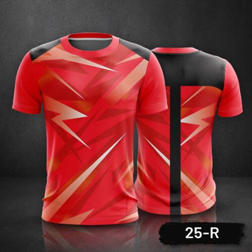 Geometric Design Roundneck Full Print Sublimation Shirt Thumbnail