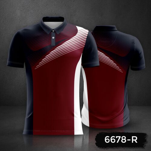 Gradient with Linear Design Esport Jersey Uniform Polo Shirt Full Print Sublimation Thumbnail