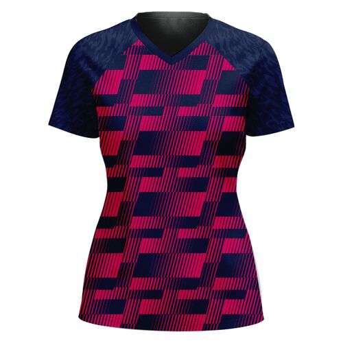 V-neck Volleyball Jersey Full Print Sublimation Thumbnail