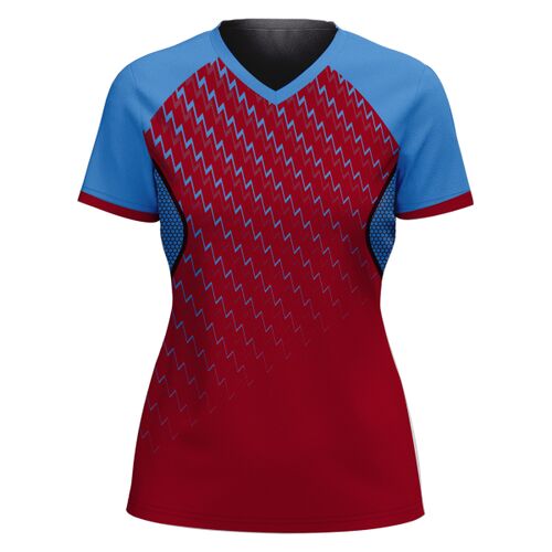 V-neck Volleyball Jersey Full Print Sublimation Thumbnail