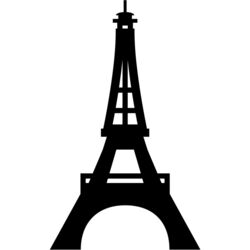 Family Travel Icon - Eifel Tower - T11 Thumbnail