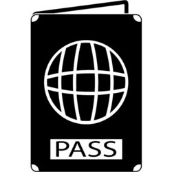 Family Travel Icon - Passport - T4 Thumbnail