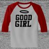 Raglan 3/4 Roundneck Shirt (Gray Body) Thumbnail