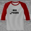 Raglan 3/4 Roundneck Shirt (Gray Body) Thumbnail