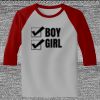 Raglan 3/4 Roundneck Shirt (Gray Body) Thumbnail