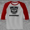 Raglan 3/4 Roundneck Shirt (Gray Body) Thumbnail