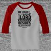 Raglan 3/4 Roundneck Shirt (Gray Body) Thumbnail