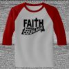 Raglan 3/4 Roundneck Shirt (Gray Body) Thumbnail