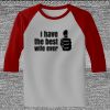 Raglan 3/4 Roundneck Shirt (Gray Body) Thumbnail