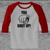 Raglan 3/4 Roundneck Shirt (Gray Body) Thumbnail