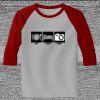 Raglan 3/4 Roundneck Shirt (Gray Body) Thumbnail
