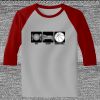 Raglan 3/4 Roundneck Shirt (Gray Body) Thumbnail