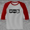 Raglan 3/4 Roundneck Shirt (Gray Body) Thumbnail