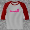 Raglan 3/4 Roundneck Shirt (Gray Body) Thumbnail