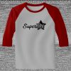 Raglan 3/4 Roundneck Shirt (Gray Body) Thumbnail