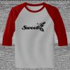 Raglan 3/4 Roundneck Shirt (Gray Body) Thumbnail