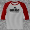 Raglan 3/4 Roundneck Shirt (Gray Body) Thumbnail