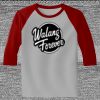 Raglan 3/4 Roundneck Shirt (Gray Body) Thumbnail