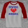Raglan 3/4 Roundneck Shirt (Gray Body) Thumbnail