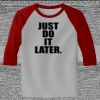 Raglan 3/4 Roundneck Shirt (Gray Body) Thumbnail