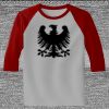 Raglan 3/4 Roundneck Shirt (Gray Body) Thumbnail