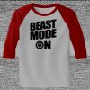 Raglan 3/4 Roundneck Shirt (Gray Body) Thumbnail