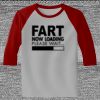 Raglan 3/4 Roundneck Shirt (Gray Body) Thumbnail