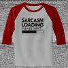 Raglan 3/4 Roundneck Shirt (Gray Body) Thumbnail