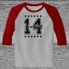 Raglan 3/4 Roundneck Shirt (Gray Body) Thumbnail