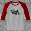 Raglan 3/4 Roundneck Shirt (Gray Body) Thumbnail