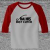Raglan 3/4 Roundneck Shirt (Gray Body) Thumbnail