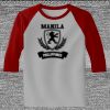 Raglan 3/4 Roundneck Shirt (Gray Body) Thumbnail