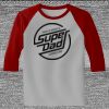 Raglan 3/4 Roundneck Shirt (Gray Body) Thumbnail