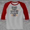 Raglan 3/4 Roundneck Shirt (Gray Body) Thumbnail
