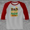 Raglan 3/4 Roundneck Shirt (Gray Body) Thumbnail