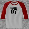 Raglan 3/4 Roundneck Shirt (Gray Body) Thumbnail