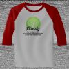 Raglan 3/4 Roundneck Shirt (Gray Body) Thumbnail