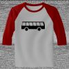 Raglan 3/4 Roundneck Shirt (Gray Body) Thumbnail
