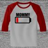 Raglan 3/4 Roundneck Shirt (Gray Body) Thumbnail