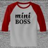 Raglan 3/4 Roundneck Shirt (Gray Body) Thumbnail