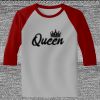 Raglan 3/4 Roundneck Shirt (Gray Body) Thumbnail