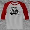 Raglan 3/4 Roundneck Shirt (Gray Body) Thumbnail