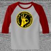 Raglan 3/4 Roundneck Shirt (Gray Body) Thumbnail