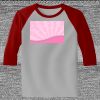 Raglan 3/4 Roundneck Shirt (Gray Body) Thumbnail