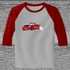 Raglan 3/4 Roundneck Shirt (Gray Body) Thumbnail