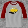 Raglan 3/4 Roundneck Shirt (Gray Body) Thumbnail
